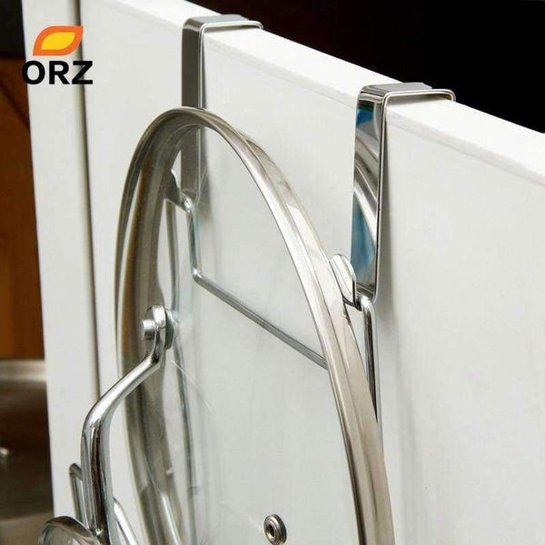 Planet Gates China ORZ Cabinet Door Hook Pan Pot Cover Lid Rack Stand Stove Organizer Kitchen Storage Holder Rack Shelf Kitchen Accessories