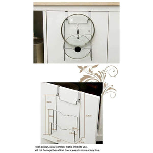 Planet Gates China ORZ Cabinet Door Hook Pan Pot Cover Lid Rack Stand Stove Organizer Kitchen Storage Holder Rack Shelf Kitchen Accessories
