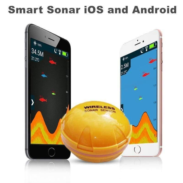 Planet Gates China Phone Fishfinder Wireless Sonar Fish Finder Depth Sea Lake Fish Detect iOS Android App findfish Smart Sonar Sounder XNC