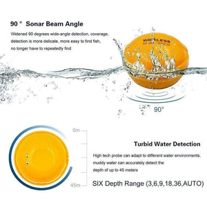 Planet Gates China Phone Fishfinder Wireless Sonar Fish Finder Depth Sea Lake Fish Detect iOS Android App findfish Smart Sonar Sounder XNC
