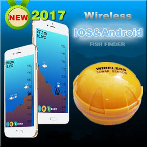 Planet Gates China Phone Fishfinder Wireless Sonar Fish Finder Depth Sea Lake Fish Detect iOS Android App findfish Smart Sonar Sounder XNC