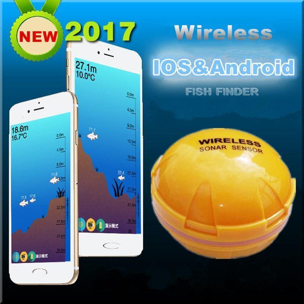Planet Gates China Phone Fishfinder Wireless Sonar Fish Finder Depth Sea Lake Fish Detect iOS Android App findfish Smart Sonar Sounder XNC