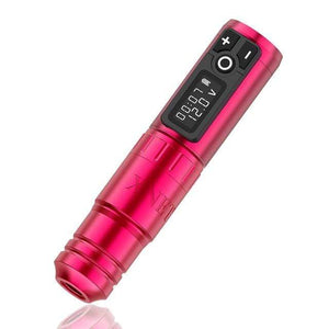 Planet Gates China / Pink 2 Wireless Tattoo Pen Machine Brushless Motor 1950 mAh Lithium Battery Fast Charge for Travel Portability