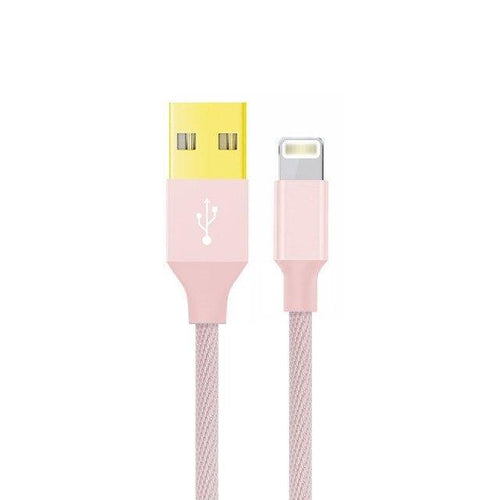 Planet Gates China / Pink / 2m Suntaiho USB Cable For Iphone 8 Gold-plated USB Cable Fast Charger Data Cable For iPhone X 7 6 5s Mobile Phone Cables