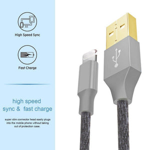 Planet Gates China / Pink / 2m Suntaiho USB Cable For Iphone 8 Gold-plated USB Cable Fast Charger Data Cable For iPhone X 7 6 5s Mobile Phone Cables