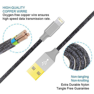 Planet Gates China / Pink / 2m Suntaiho USB Cable For Iphone 8 Gold-plated USB Cable Fast Charger Data Cable For iPhone X 7 6 5s Mobile Phone Cables