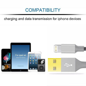 Planet Gates China / Pink / 2m Suntaiho USB Cable For Iphone 8 Gold-plated USB Cable Fast Charger Data Cable For iPhone X 7 6 5s Mobile Phone Cables