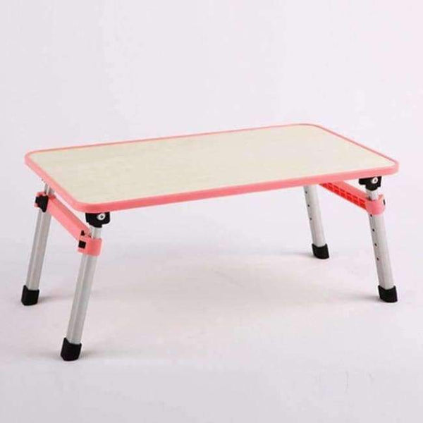 Planet Gates China / Pink COSTWAY Computer Desks Portable Adjustable Foldable Laptop Notebook Lap Folding Small Desk Stand for Bed Office Furniture W0127