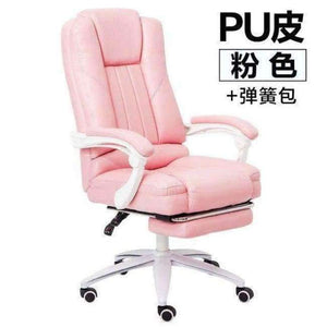 Planet Gates China / Pink PU Chair Direct Seeding Chair Household Game Chair Comfortable Swivel Chair Boss Work In An Office Race Sowing cadeira gamer