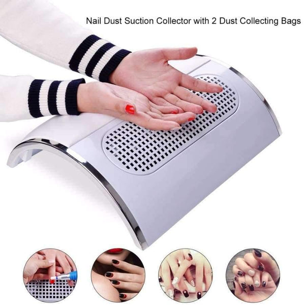 Planet Gates China Powerful Nail Dust Suction Collector with 3 Fan Vacuum Cleaner Manicure Tools with 2 Dust Collecting Bags