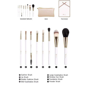 Planet Gates China Professional Makeup Brush Set 8pcs High Quality Makeup Tools Kit with bag super nice beauty essential  brush set