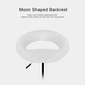 Planet Gates China / Purple New 2pcs Synthetic Leather Adjustable Swivel Bar Stools Chairs Pneumatic Heavy-duty Counter Pub Chair 2 colors HWC