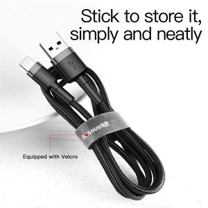 Planet Gates China / Red / 50cm Baseus USB Cable For iPhone XS Max XR X 8 7 6 6s Plus 5 5S SE iPad Pro Mini Fast Charging Charger Data Cord Mobile Phone Cables
