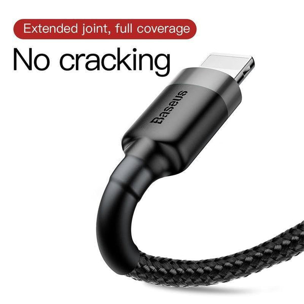 Planet Gates China / Red / 50cm Baseus USB Cable For iPhone XS Max XR X 8 7 6 6s Plus 5 5S SE iPad Pro Mini Fast Charging Charger Data Cord Mobile Phone Cables