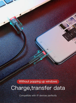 Planet Gates China / Red / 50cm Baseus USB Cable For iPhone XS Max XR X 8 7 6 6s Plus 5 5S SE iPad Pro Mini Fast Charging Charger Data Cord Mobile Phone Cables