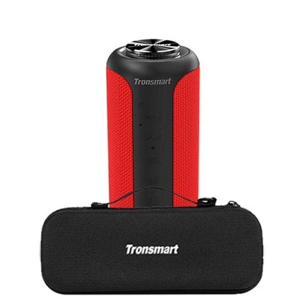 Planet Gates China / Red and Case Tronsmart T6 Plus (Upgraded Edition) Bluetooth 5.0 Speaker 40W Portable Speaker IPX6 Column with NFC,TF Card,USB Flash Drive