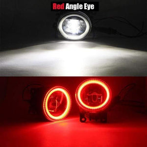 Planet Gates China / Red Angel Eye 2 Pieces Car LED Bulb 4000LM Fog Light Angel Eye Daytime Running Light DRL 12V High Bright For Subaru WRX STI 2015 2016