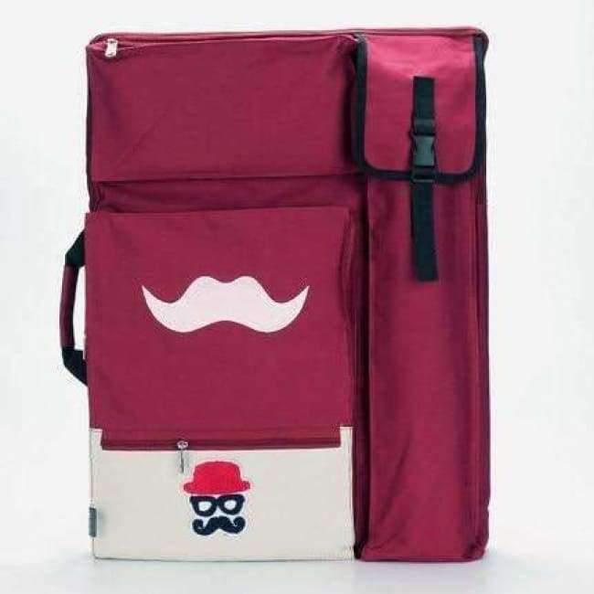 Planet Gates China / Red Art Bag For Drawing Tools Waterproof Large Art Supplies Bag Painting Sketch Bag Backpack For Artist 50*65CM