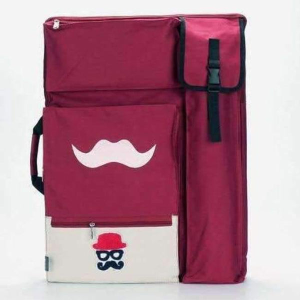 Planet Gates China / Red Art Bag For Drawing Tools Waterproof Large Art Supplies Bag Painting Sketch Bag Backpack For Artist 50*65CM