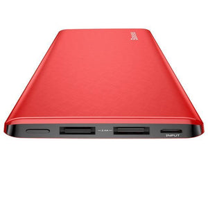 Planet Gates China / Red Baseus 10000mAh Power Bank For iPhone Huawei Xiaomi OnePlus Ultra Slim Powerbank Poverbank Mobile Phone External Battery Charger
