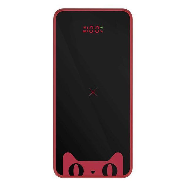 Planet Gates China / Red Baseus Tmall Cat Logo 10000mah Qi Wireless Charger Power Bank For iPhone Xiaomi mi Poverbank External Battery Wireless Powerbank