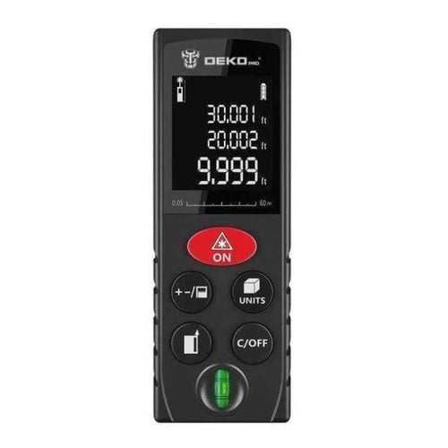 Planet Gates China / RED Button / 40m DEKO LRD110 Handheld Laser Distance Meter 40M 60M 80M 100M Mini Laser Rangefinder Laser Tape Range Finder Diastimeter Measure