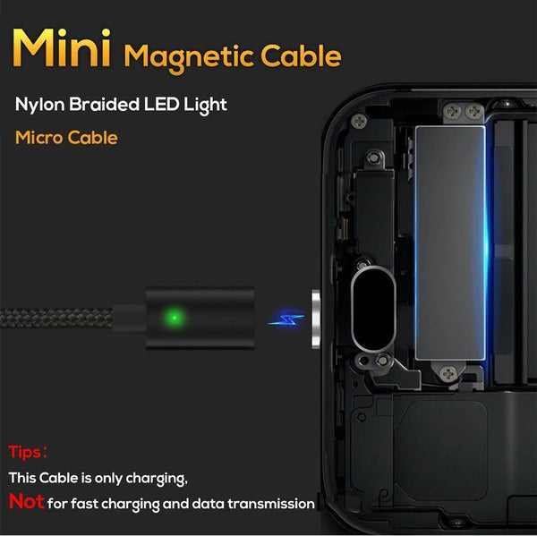 Planet Gates China / Red Cable / 1m TOPK 1M(3.3ft) FLine-Mini LED Magnetic Cable for Samsung S7 Micro USB Devices Mobile Phone Cable Magnet Charger Microusb Cable