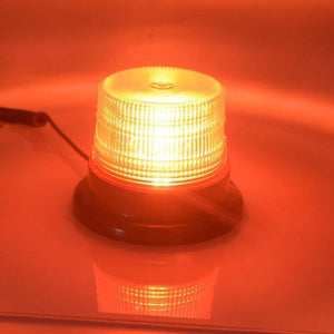 Planet Gates China / Red DC 12V-80V Strobe Car LED Flashing Cargo Truck Carrying A Circular Signal Magnetic Ceiling Police Lights Warning Lamp 3 Color