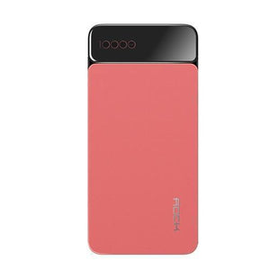 Planet Gates China / red Digital Display LCD Power Bank for Xiaomi Mi, ROCK Portable 10000mah Power Bank Phone External Battery Powerbank 10000 mah