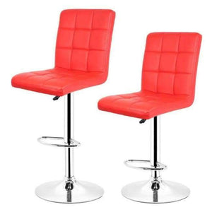 Planet Gates China / Red JEOBEST 2PCS Leather Kitchen Bar Stools Red Leather Mini Bar Adjustable Bar Chair Breakfast Bar Stool Swivel Free Shipping HWC
