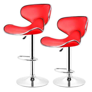 Planet Gates China / red JEOBEST 2pcs/set High Quality PU Leather Bar Stool Gas Lift Height Adjusted Swivel Leisure Home Office Chair 4 Colors HWC