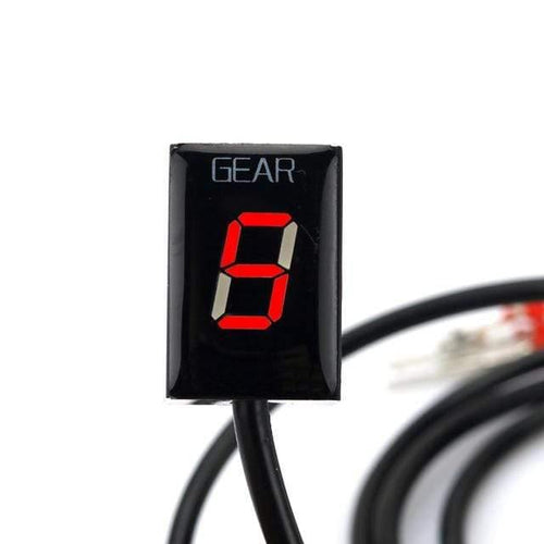 Planet Gates China / Red Motorcycle Ecu Direct Mount 1-6 Speed Gear Display Indicator For Kawasaki ER6N Z1000SX Ninja300 Z1000 Z800 Z750  versys 650 Z400