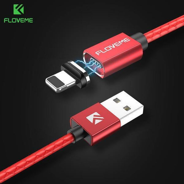Planet Gates China / Red / Type C Cable FLOVEME 3A Magnetic Cable Micro USB Type C Cable For iPhone 1M Fast Charging USB C Phone Magnet Charger For Samsung Xiaomi Cabo