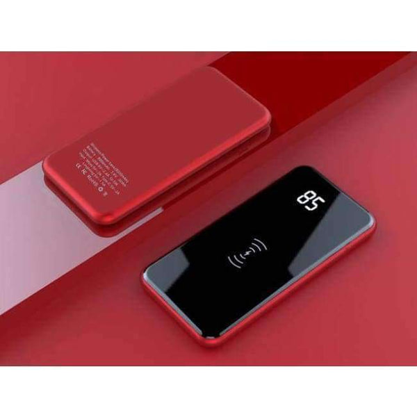 Planet Gates China / red Wireless power bank 20000mAh LCD powerbank External Battery Portable Charger portable battery for iphone 7 honor xiaomi
