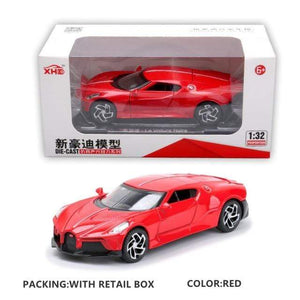 Planet Gates China / Red With Box 2 Diecast 1:28 Big Almost Real Car Model pick-up truck sound flashing machinery pull back wheels metal Alloy toy car for kids gift