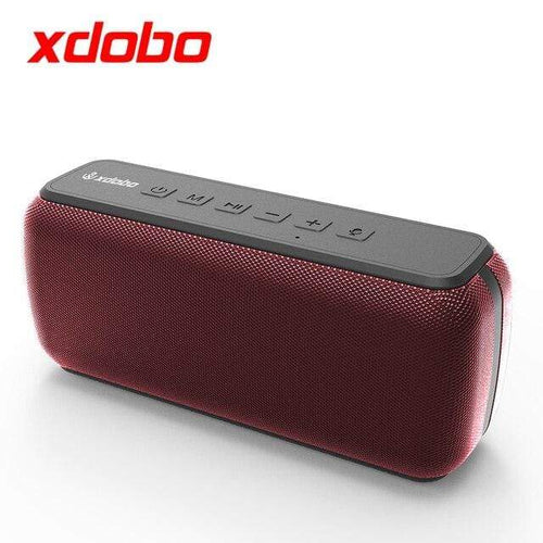 Planet Gates China / Red XDOBO X8 5.0 Bluetooth 60W Portable Speaker Deep Bass Soundbar with IPX5 Waterproof Speaker 360° Surround Sound Voice Assistant