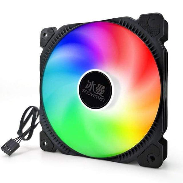Planet Gates China / RGB 4 Pin PWM / 4 Pcs PWM 4 Pin 120mm Computer Case Fan Silent 12CM Fan CPU Cooling RGB Quiet PC Cooler Fan Case Fans 12V DC Adjust Fan Speed