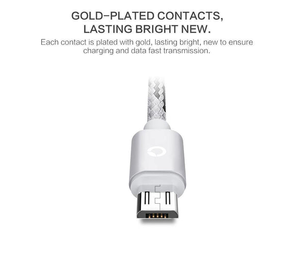 Planet Gates China / Rose gold / 2m PZOZ Micro USB Cable Fast Charging Phone Charger adapter Data Cabel For Samsung Xiaomi Huawei MEIZU SONY Android Charge Microusb