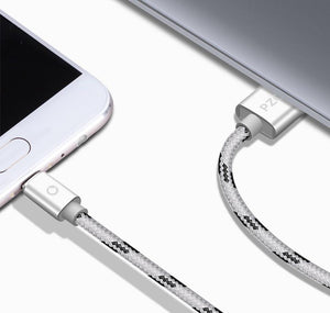 Planet Gates China / Rose gold / 2m PZOZ Micro USB Cable Fast Charging Phone Charger adapter Data Cabel For Samsung Xiaomi Huawei MEIZU SONY Android Charge Microusb