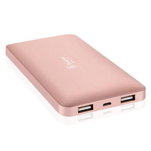 Planet Gates China / Rose gold Baseus 10000mAh Dual USB Power bank Portable Mobile Phone Charger External Battery For iPhone 7 6s samsung S8 huawei xiaomi