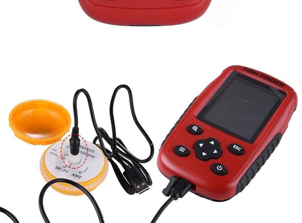 Planet Gates China Russian/English Wireless Sonar Sensor Fish Finder 0.6-40m Depth Echo Sounder for Winter Ice Fishing Tackle Fishfinder