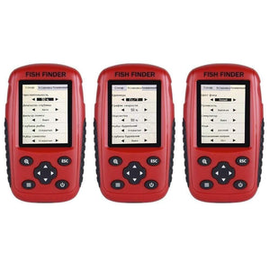 Planet Gates China Russian/English Wireless Sonar Sensor Fish Finder 0.6-40m Depth Echo Sounder for Winter Ice Fishing Tackle Fishfinder