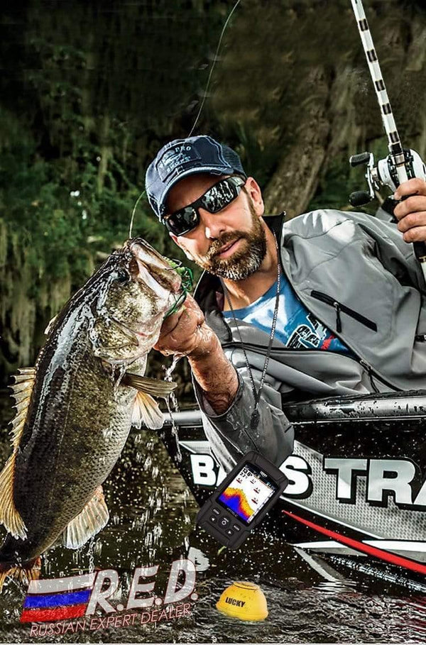 Planet Gates China Russian Version Color Screen Wireless Fish Finder Rechargeable Battery 100m Operational Range Waterproof