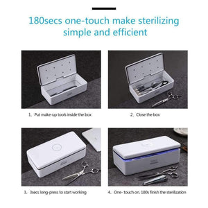 Planet Gates China / S2 EU Plug UV Sterilizer Box Beauty Tools Sterilizer Storage Box S2 Portable Disinfection Box for Salon Nail Art Tools