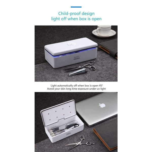Planet Gates China / S2 EU Plug UV Sterilizer Box Beauty Tools Sterilizer Storage Box S2 Portable Disinfection Box for Salon Nail Art Tools