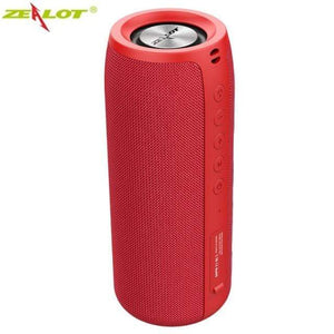 Planet Gates China / S51-Red ZEALOT Powerful Bluetooth Speaker Bass Wireless Portable Subwoofer Waterproof Sound Box Support TF, TWS, USB Flash Drive