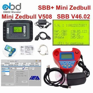 Planet Gates China / SBB 46.02 And Zedbul SBB Pro2 V48.88 V48.99 V46.02 + Mini Zedbull Auto Key Programmer SBB Pro 2 48.88 48.99 Version Zed Bull OBD2 Key Maker