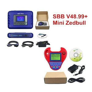 Planet Gates China / SBB 48.99 And Zedbul SBB Pro2 V48.88 V48.99 V46.02 + Mini Zedbull Auto Key Programmer SBB Pro 2 48.88 48.99 Version Zed Bull OBD2 Key Maker