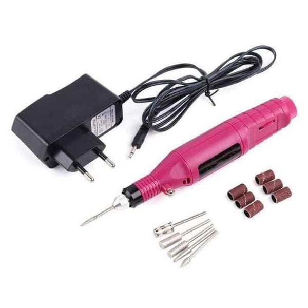 Planet Gates China / set 5 Electric Nail Art Drill Machine Manicure Accessory Pedicure Nail File Drill Bit Kits Nail Tool+30Pcs Drill Bit