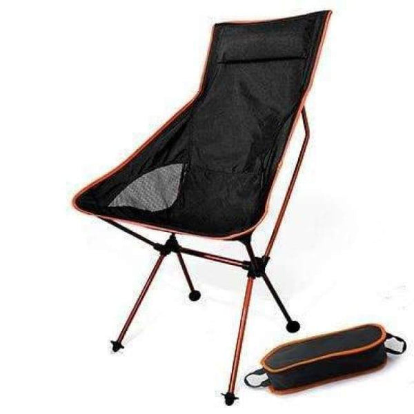 Planet Gates China / SF73600OR Chair Fishing Camping BBQ Stool Folding Extended Hiking Seat Garden Ultralight Office Home Furniture